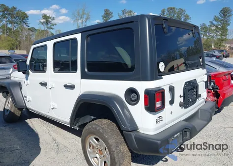 2019 Jeep Wrangler Unlimited Sport Altitude 4X4 из США, поврежденный, VIN 1C4HJXDN9KW563708